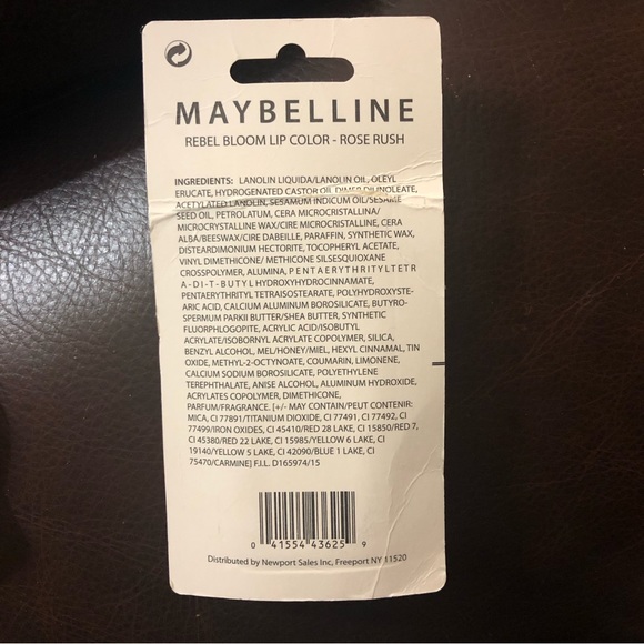 NWT Maybelline Color Sensational Rebel Bloom Lip Color in Rose Rush 735 - Picture 6 of 8